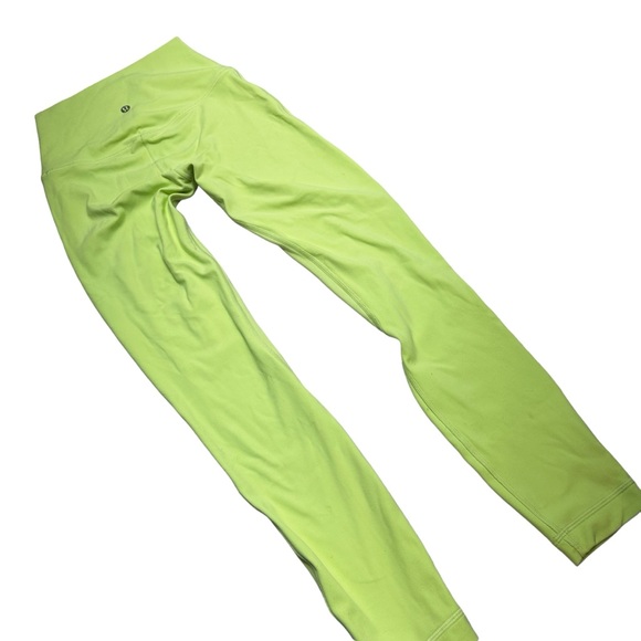 Lululemon women’s‎ align neon green/yellow leggings size 2 RN 106259 - Picture 6 of 7